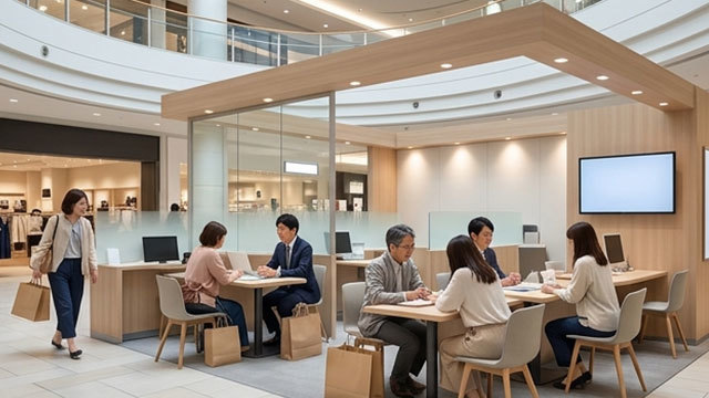 商業施設内店舗の集客施策